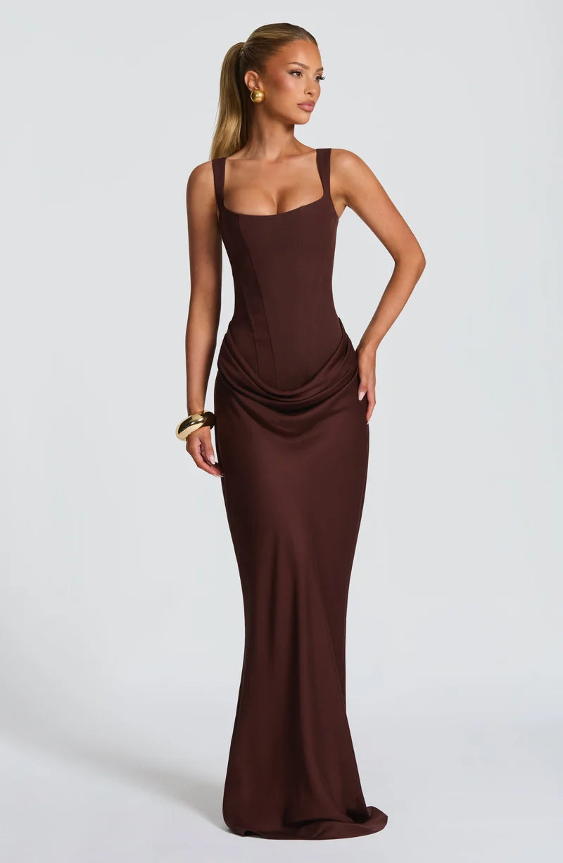 Cornelia Maxi in Brown