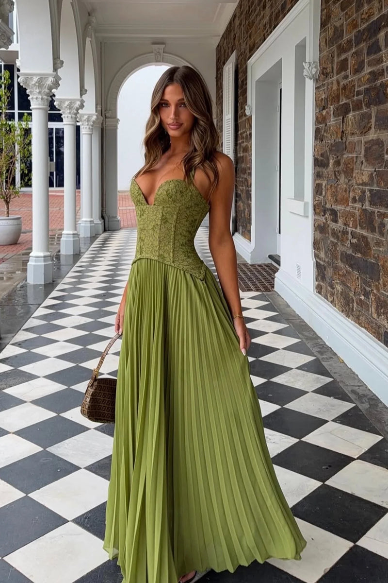 Gaia Dress in Green