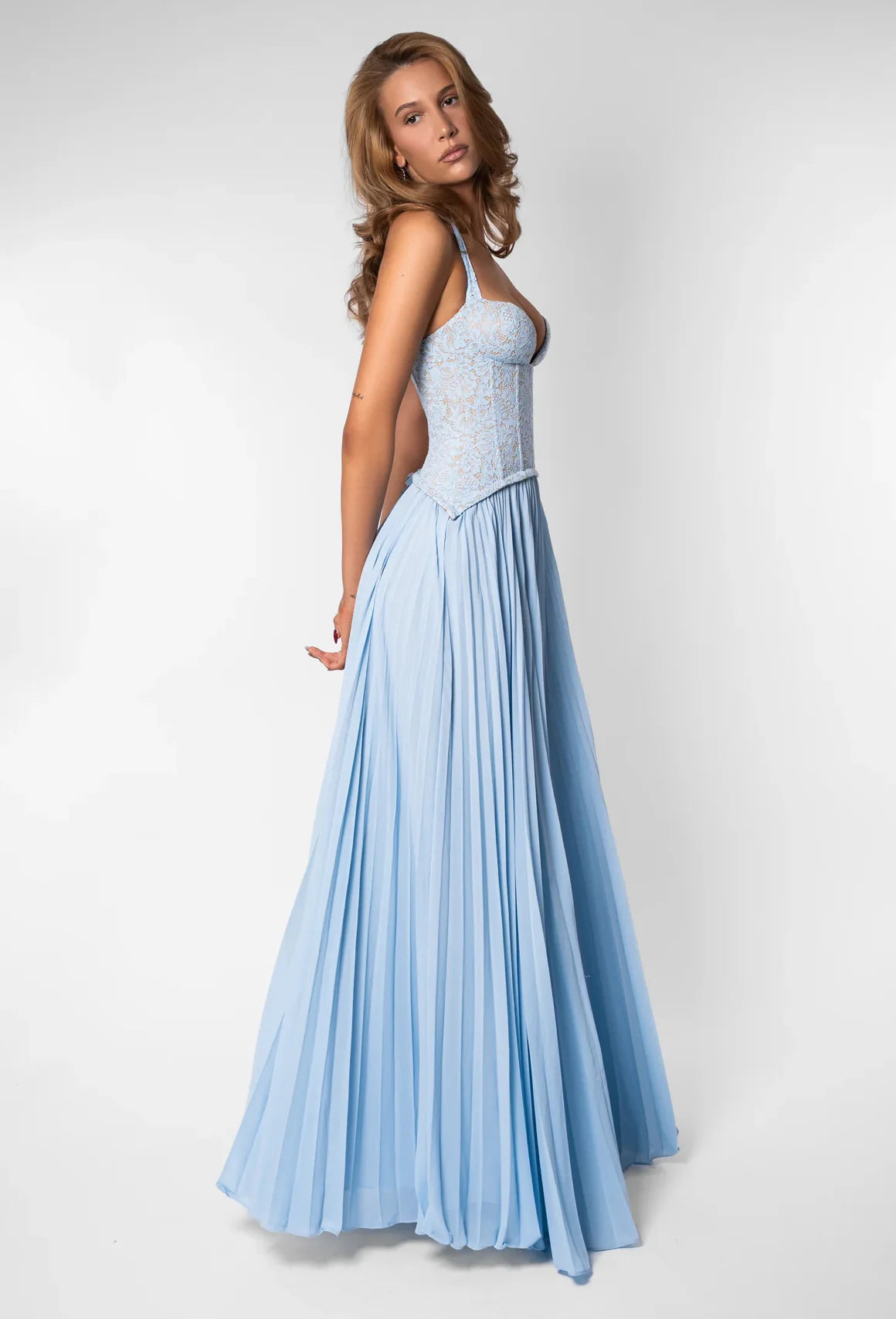 Gaia Dress in Blue