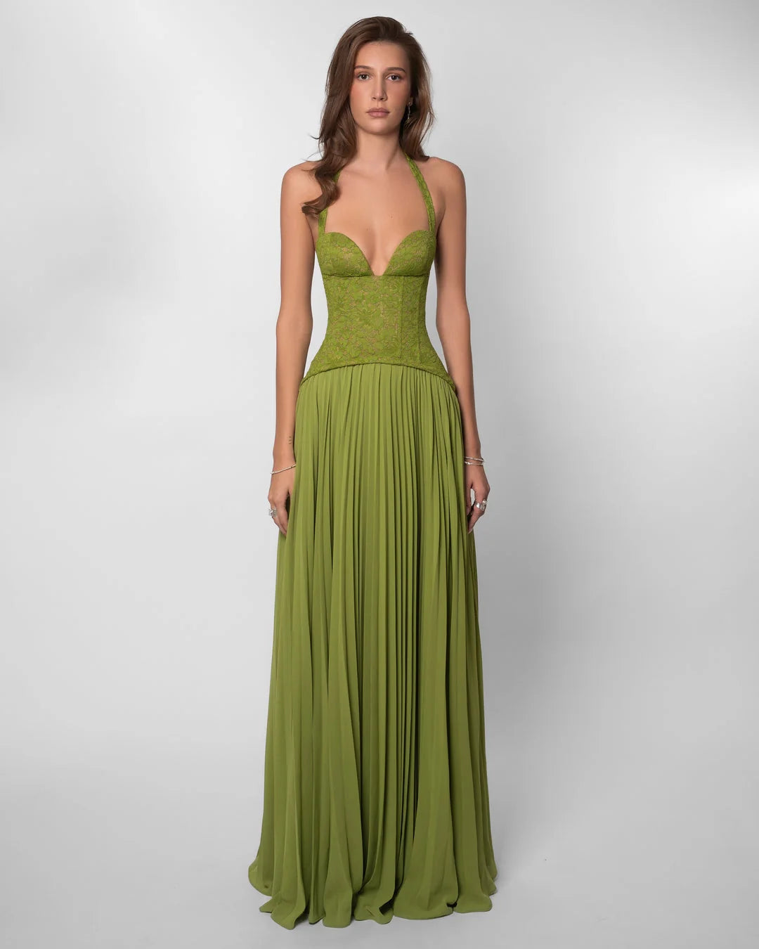 Gaia Dress in Green