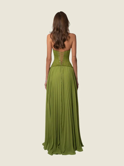 Gaia Dress in Green