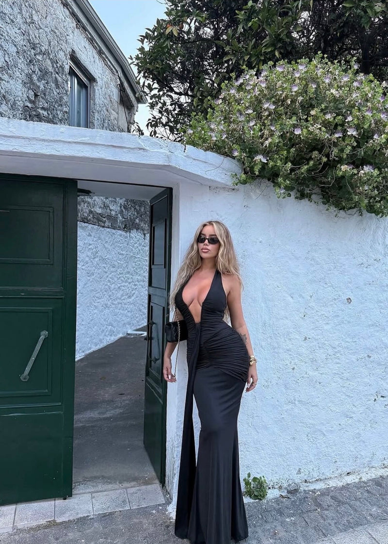 Rosetta Maxi Dress in Black