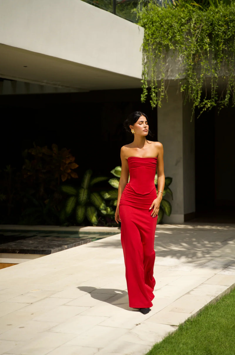 Louie Gown in Red