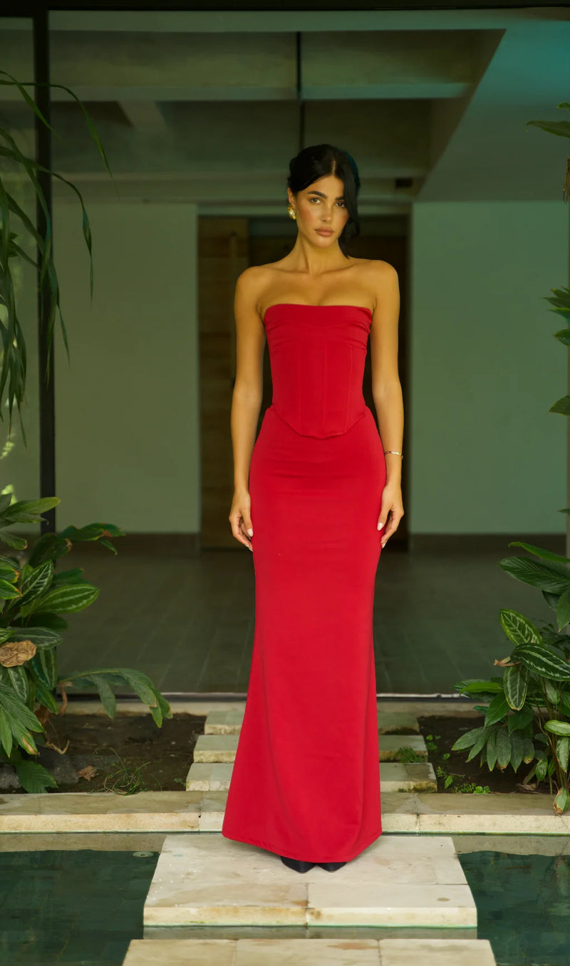 Louie Gown in Red