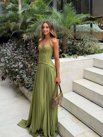 Gaia Dress in Green